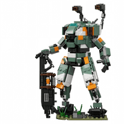 Titan Mech Building Blocks Set Articulated Mech Model 528 Pieces