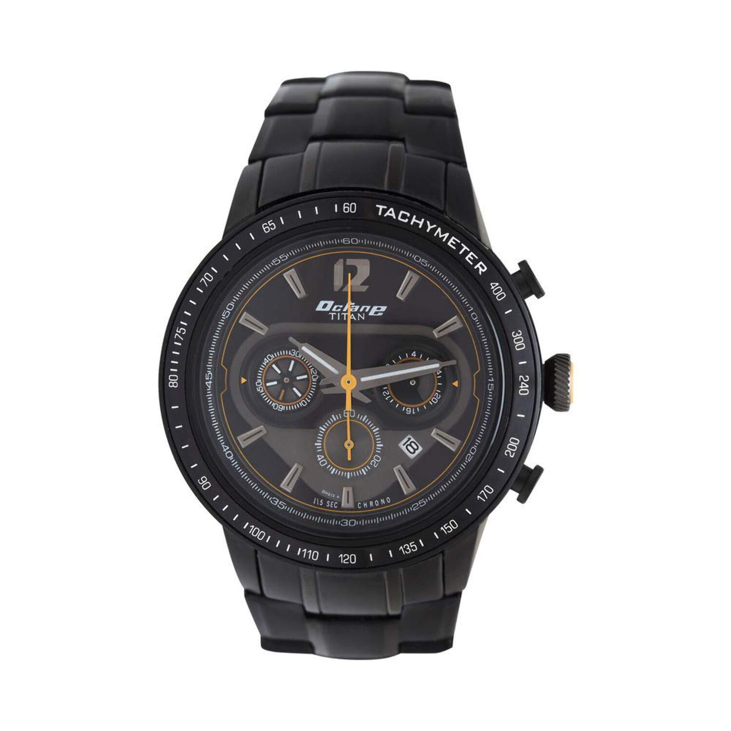 Titan Octane Signature Analog Black Dial Men's Watch NM1762KM02