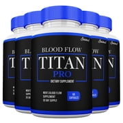 Titan Pro Capsules for Men, Advanced Formula, All-Natural Maximum Strength Male Health, TitanPro Pills Peak Performance 5 Pack
