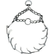 Titan Prong Dog Training Collar-Chrome 3.0mm, Neck Size 18"