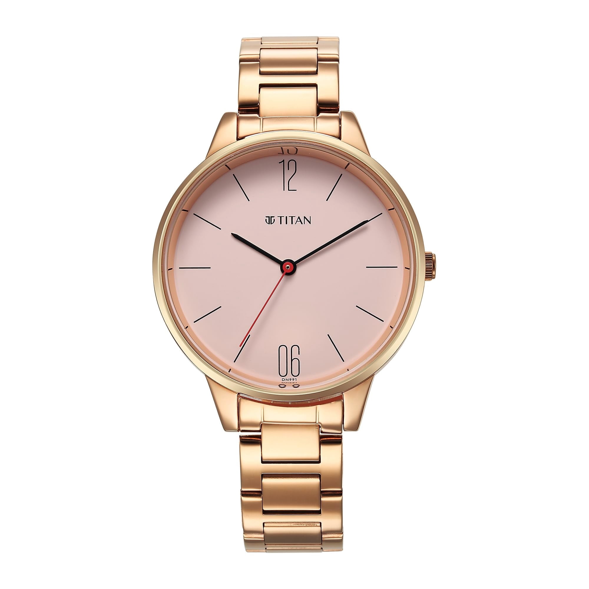 Women\'s Titan Quartz 50m WR Analog 41mm Dial Causal Round Watch (E594) 9959WAA Titan Analog Watches for Women | Mercari main image 4