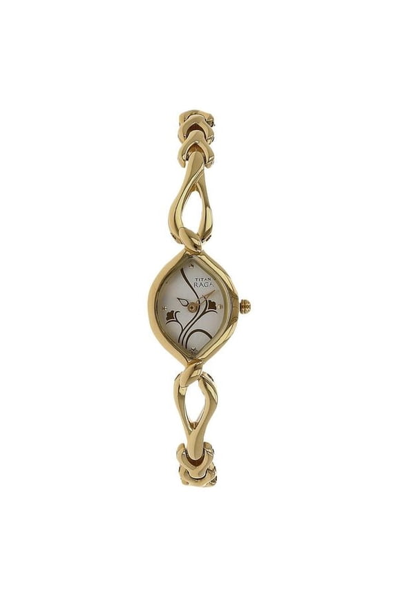 Raga Flora Silver Dial Analog Metal Strap watch for Women