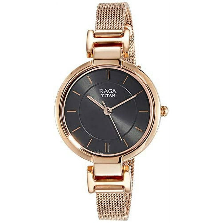 Titan ladies watches rose gold cheap