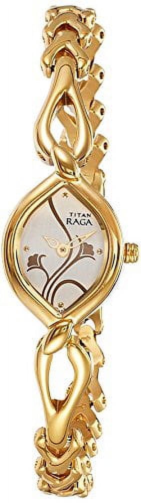 TITAN Raga Foliage Rose Gold Metal Strap Watch NQ2511WM0 Online at Best  Price|authorized selling partner watchbrand