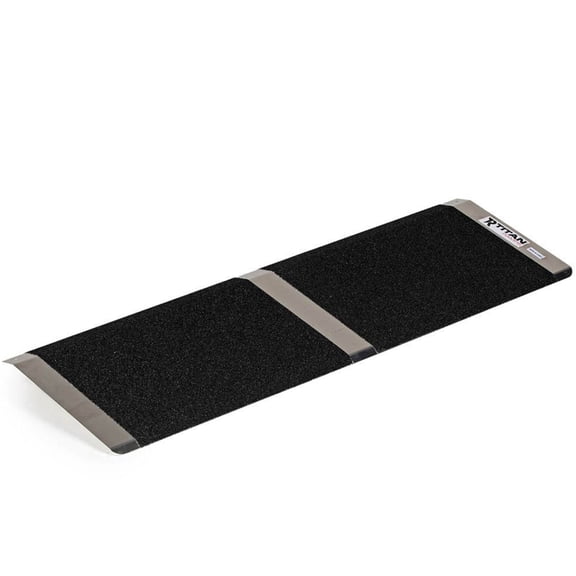 Titan Ramps Aluminum Wheelchair Threshold Ramp - 600 lb Capacity - 10 in