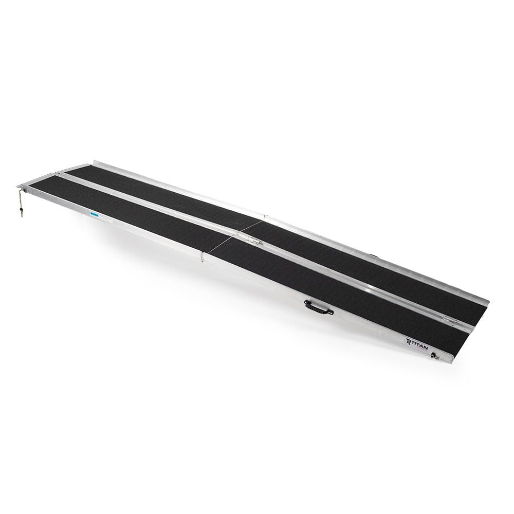 Titan Ramps 10' Multi-Fold Aluminum Wheelchair Ramp - 600 lb. Capacity ...