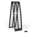 thumbnail image 1 of Titan Ramps 10 Foot Folding ATV Loading Ramp Arched Aluminum Design, Black, 1 of 12
