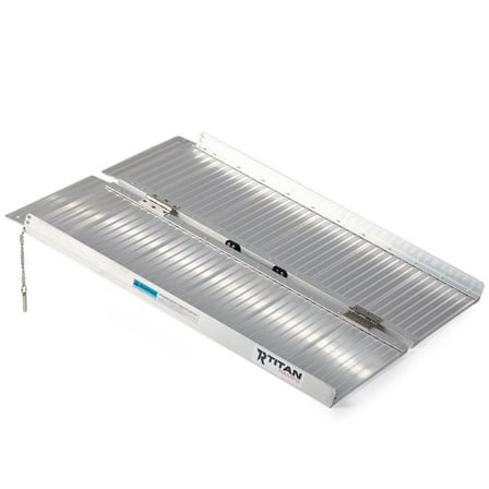 Titan Ramps Portable 6' Foldable Aluminum Wheelchair Ramp for Mobility ...