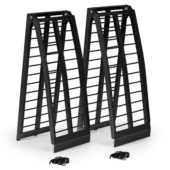 Titan Ramps 7' 10in Heavy-Duty Arched ATV Loading Ramps - 2,000 lb. Capacity