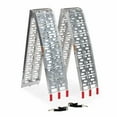 thumbnail image 1 of Titan Ramps 2 Pack 7.5’ Folding ATV Loading Ramps Arched Aluminum Design, Silver, 1 of 12