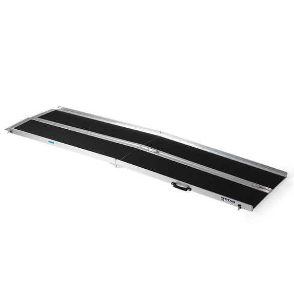 Titan Ramps 8' Multi-Fold Aluminum Wheelchair Ramp - 600 lb. Capacity