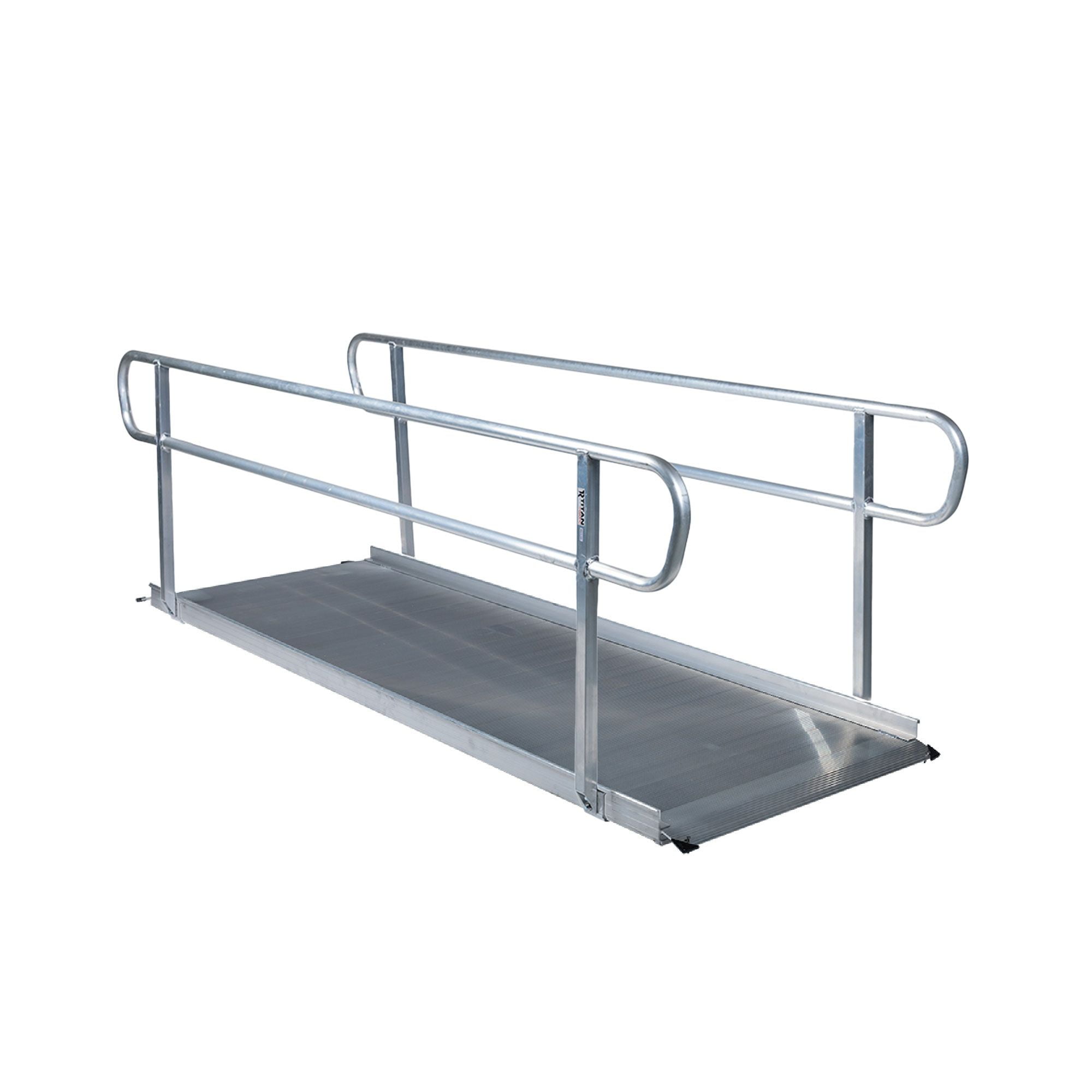Titan Ramps 9' 6in x 48in Wheelchair Entry Ramp with Handrails ...