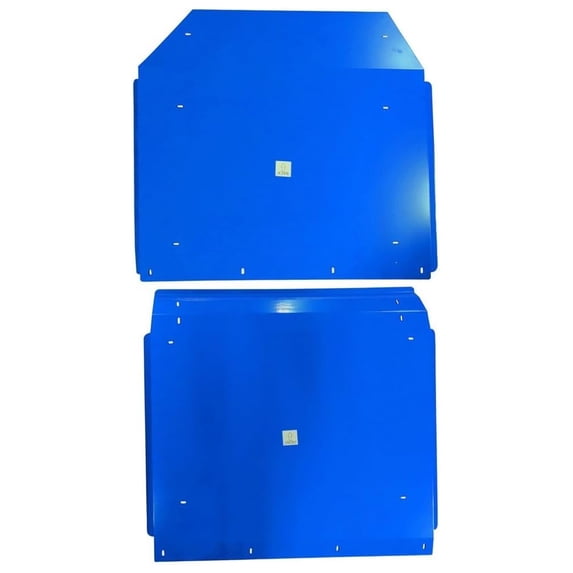 Titan Ramps Aluminum Roof Accessory for Polaris RZR 4-Door UTVs, Attachment Only, Blue