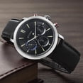 thumbnail image 1 of Titan Stellar Quartz Multifunction Black Dial Leather Strap Watch for Men, 1 of 5