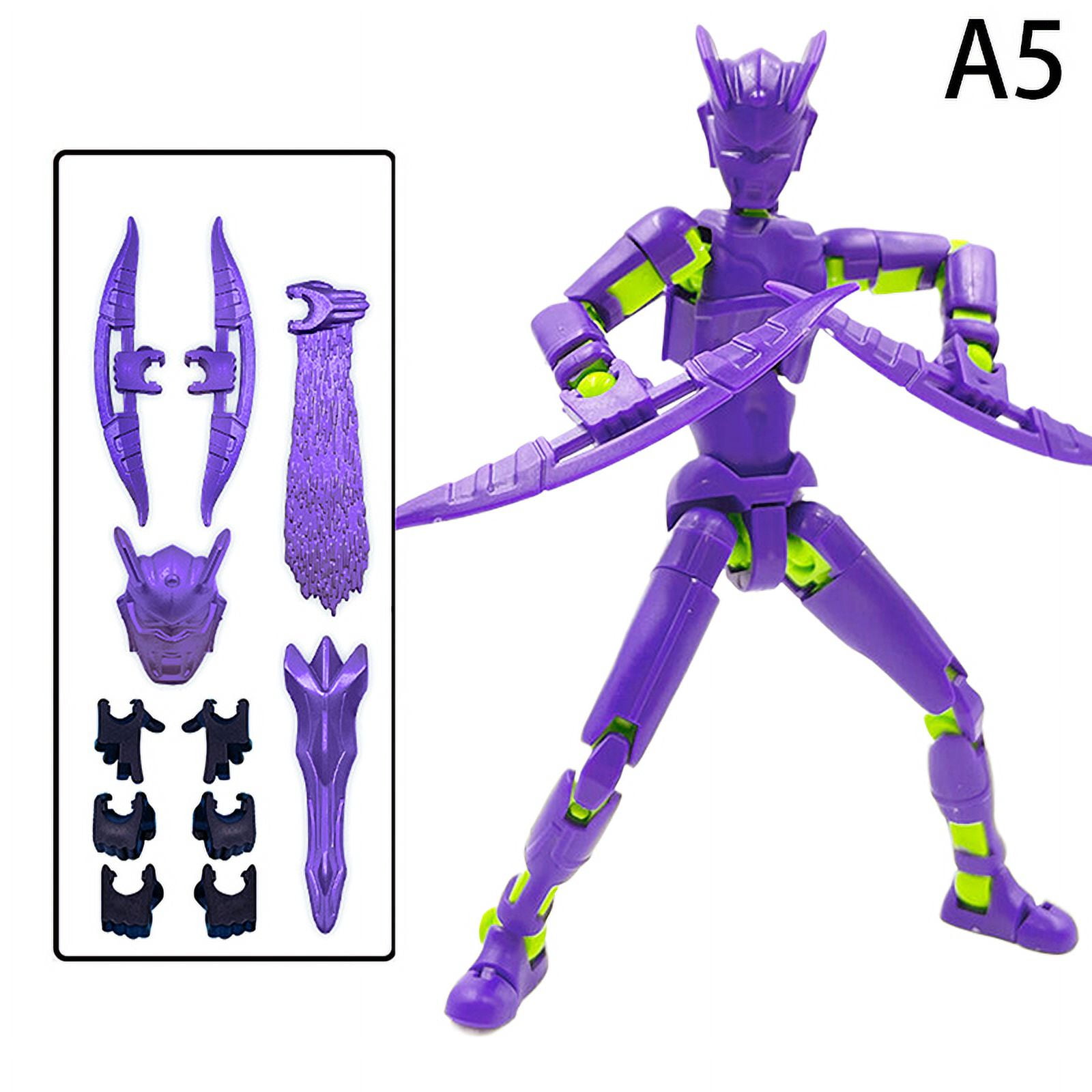 Titan Robot Action Figure 3D Printed With Full Articulation