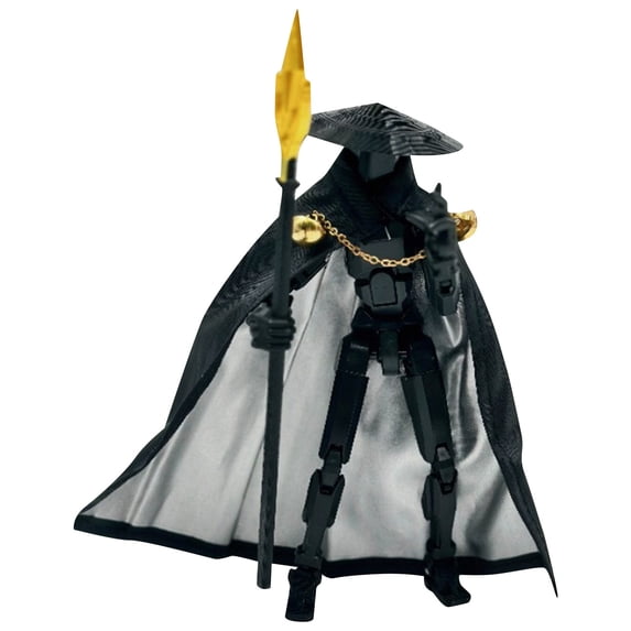 Titan Robot Action Figure Set, Posable Multi-Jointed Mobile Doll Model, Collectible Desktop Decoration and Photography Prop for Robot Enthusiasts