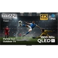 thumbnail image 1 of Titan S200 QLED 85 Inch Outdoor TV, Partial Sun, IP65 Smart Weatherproof TV, 4K HDR, 120 Hz, Tizen AI OS, 1000 Nits, Wi-Fi 5, HDR10+, Outdoor TV Cover, Slim Bezel, 2 Yr Wty, 1 of 8