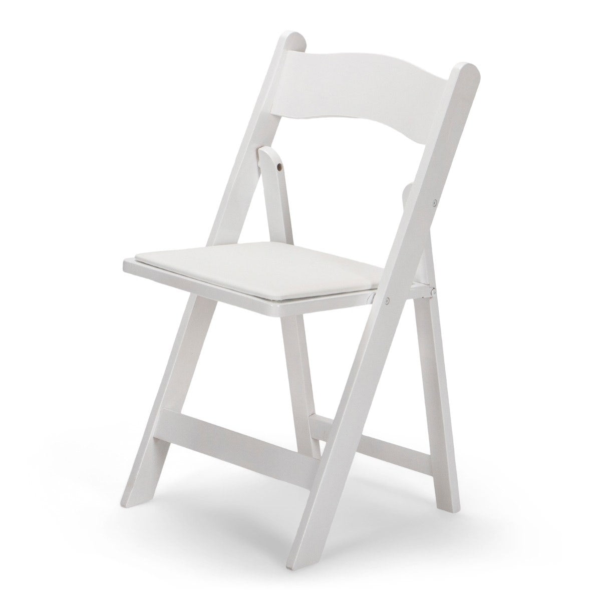 Titan Series Wood Folding Chair - White - 4 Pack