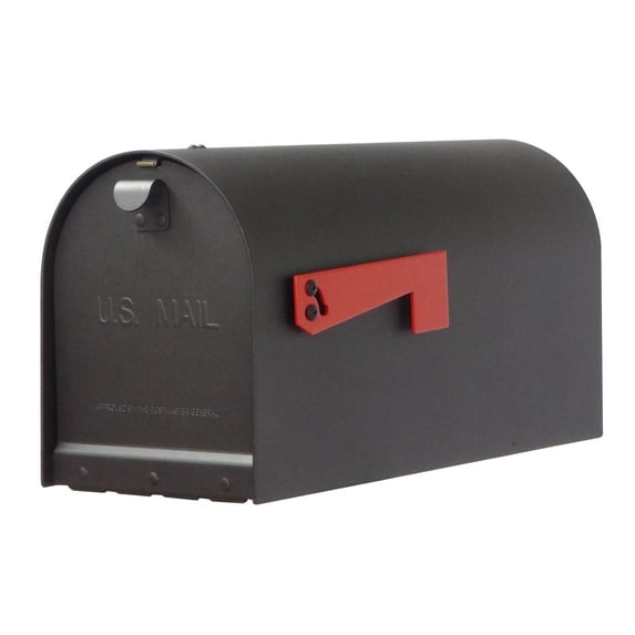 Titan Steel Curbside Mailbox with Ashley front single mailbox mounting bracket