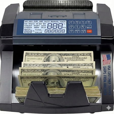 Titan T-2500 Pro Business-Grade Bill Counter & Money Counter Machine