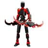 Titan T13 Action Figures Set - (Assembly Completed) Robot Action Figure Fidget for Nova N13 Anime Figures with 3D Lucky Titan 13 Robot Figures Multi Movable Joints Gifts