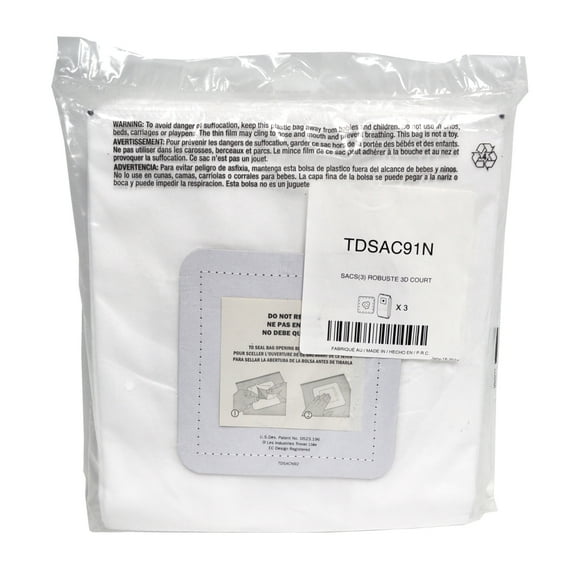 Titan TCS4792 Central Vacuum Paper Allergen Bags