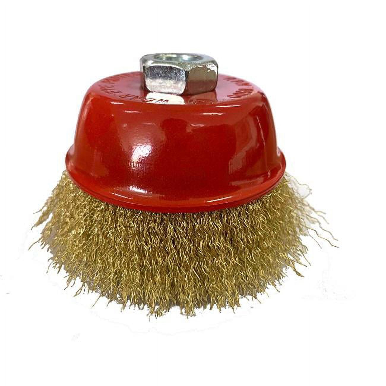 Titan TIT22230 4 in. Crimped Wire Cup Brush