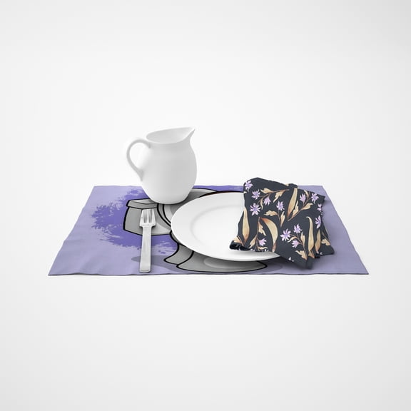 Titan TV Man 12 × 17 Inch Linen Placemat High Quality Easy To Clean