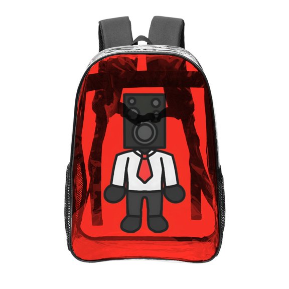 Titan TV Man Pattern Transparent Backpack Lightweight And fashionable Showcasing Personality And Leading The Trend