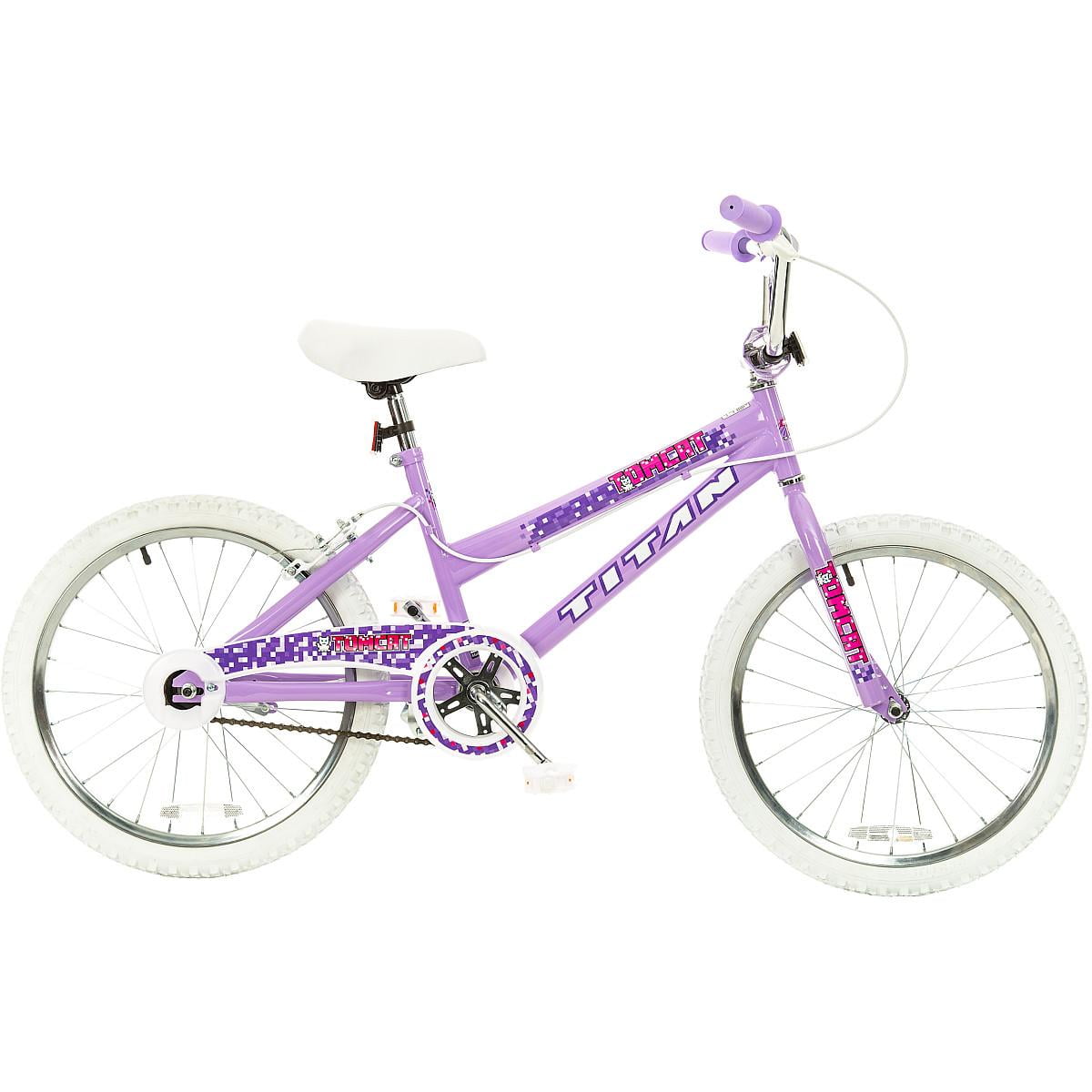 Titan Tomcat Girls BMX Bike with 20 In. Wheels, Lavender - Walmart.com