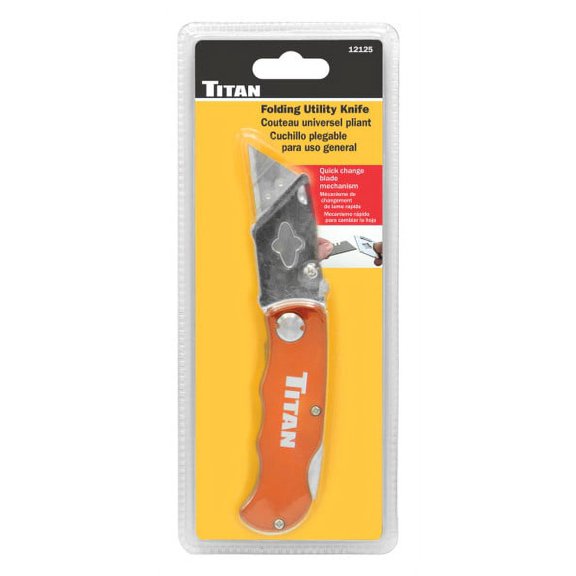 Titan Tools 12125 Folding Utility Knife