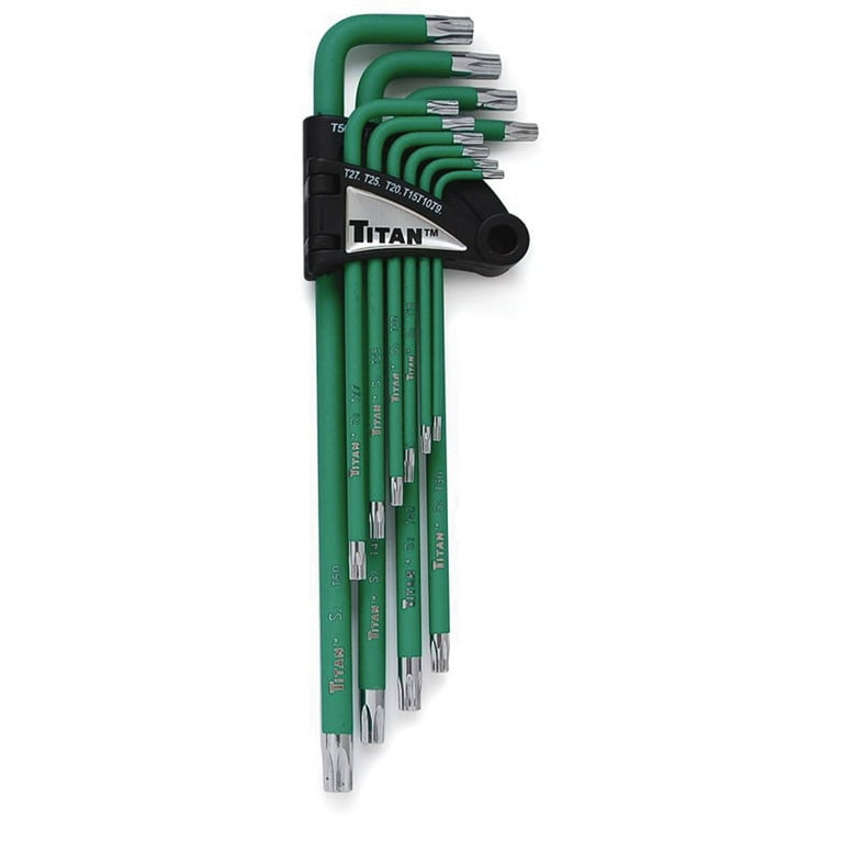 Titan Tools 12715 Extra-Long Arm Tamper Resistant Star Key Set