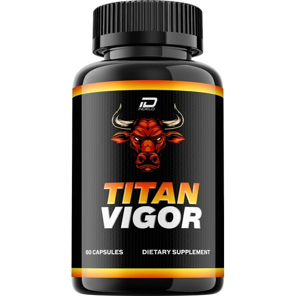 Titan Vigor for Men Capsules TitanVigor Vitamin Complex Pills, Energy, 1 Pack, 60 Capsules