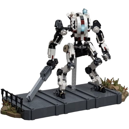 Titan Viper Mecha Building Blocks Set, Robot Action Figures Model Toy, Fall Game Robot Model, is a Striking Toys, A Collectible Gift for Fans Who Love Titans Games.