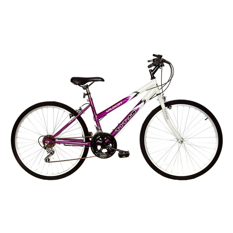 Titan Wildcat 18 Speed Women s Mountain Bike Lavender and White
