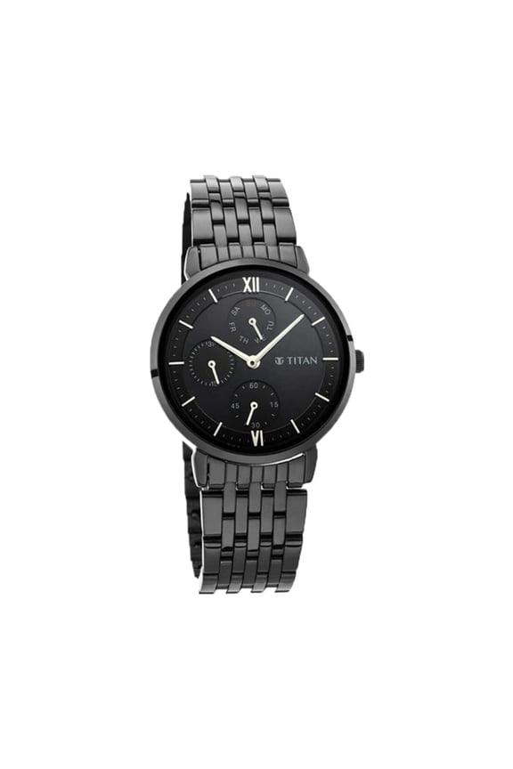 Women Metal Neo Analog Black Dial Watch-Np2652Nm01/Np2652Nm01, Band Color-Black