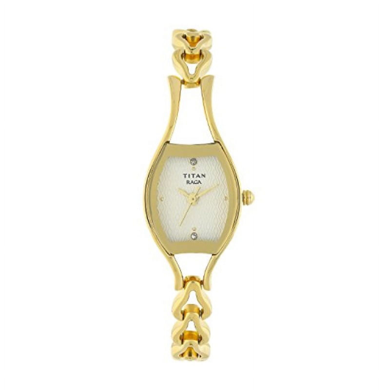 Amazon.com: Titan Women's Raga Metal Jewellery Design, Bracelet, Buckle  Clasp, Quartz Glass, Water Resistant Analog Wrist Watch : Clothing, Shoes &  Jewelry