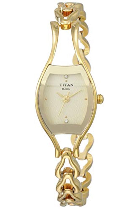 Metal Raga Analog Multi-Color Dial Women's Watch-Nm2331Ym02 / Nl2331Ym02/Nn2331Ym02, Band Color:Gold