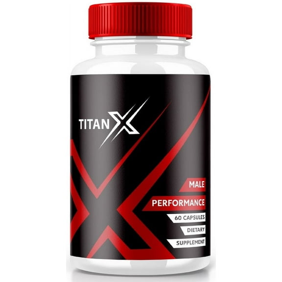 Titan X Pills, Titan-X Gentle Yet Powerful Formula, All Natural Maximum Strength Supplement to Support Peak Performance and Confidence, TitanX Reviews Official (60 Capsules)