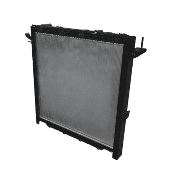 Titan X Radiator 1003850D Housed Radiator Assembly (No ITOC) for Freightliner Cascadia Kenworth - OEM Cooling Core with Frame