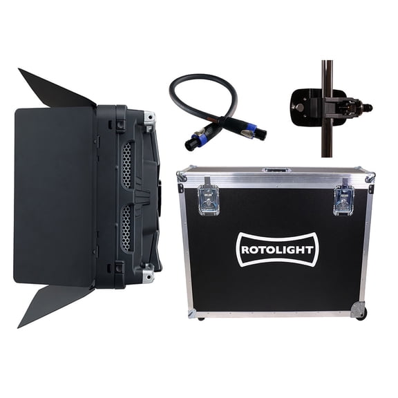 Rotolight Titan X1 Cinematic RGBWW LED Light Rental Kit with Standard Yoke