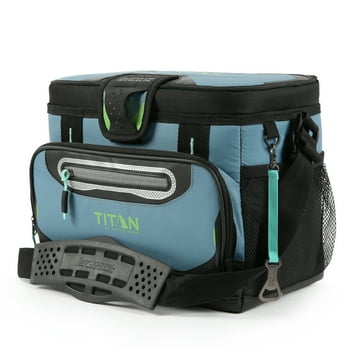 Titan by Arctic Zone Zipperless 12 Can Soft Cooler, 8 Quart, Bali Green