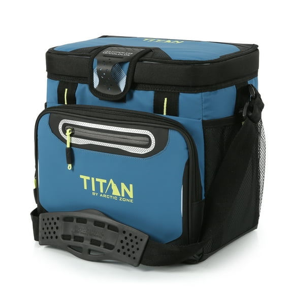 Titan by Arctic Zone 16 Can Zipperless Soft Cooler, Marine Blue