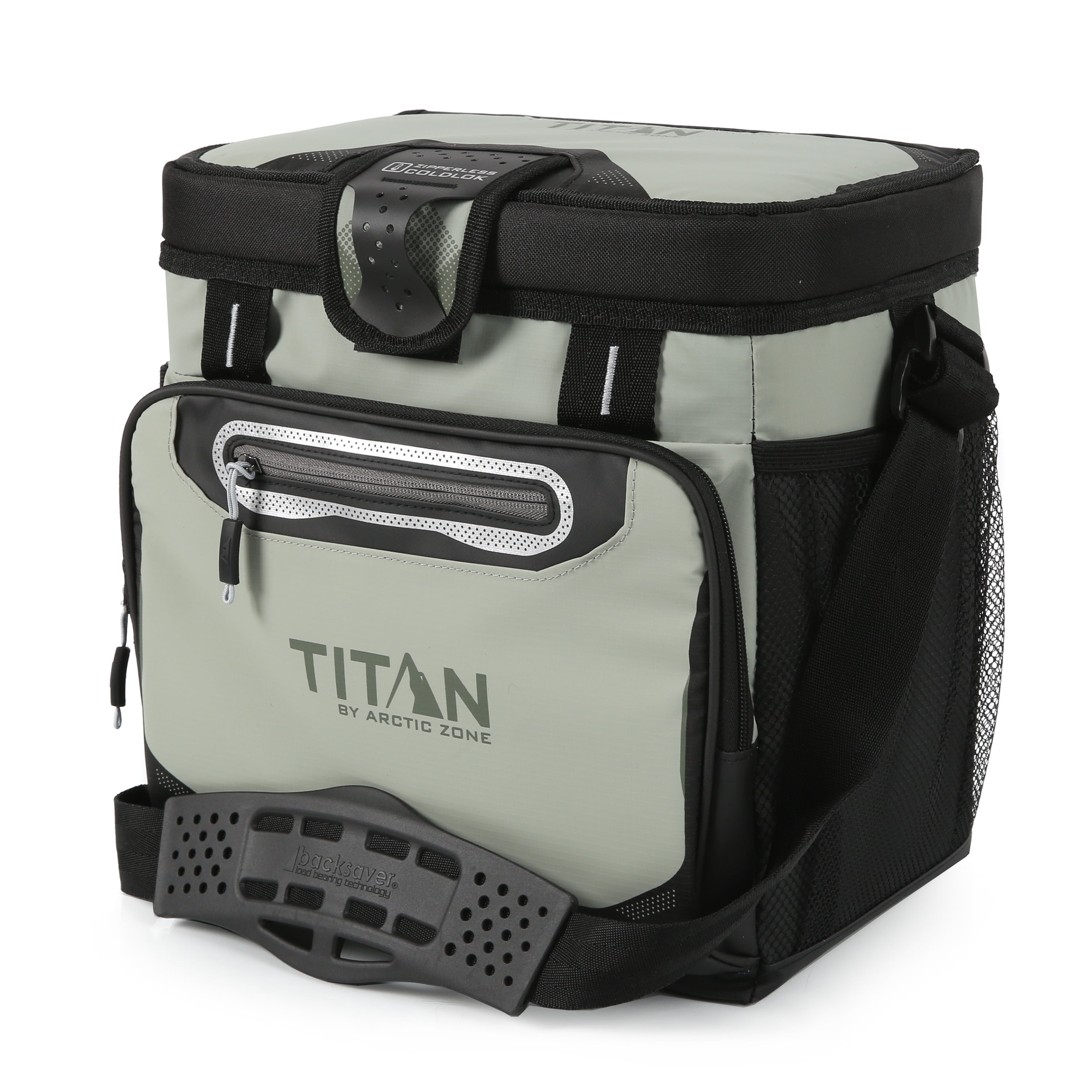 Titan by Arctic Zone 16 Can Zipperless Soft Cooler, Seagrass