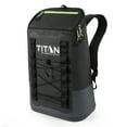 thumbnail interactive-video image 1 of Titan by Arctic Zone 24 Can, 16 Quart Welded Cooler Backpack with Waterproof Exterior, Black, 1 of 16