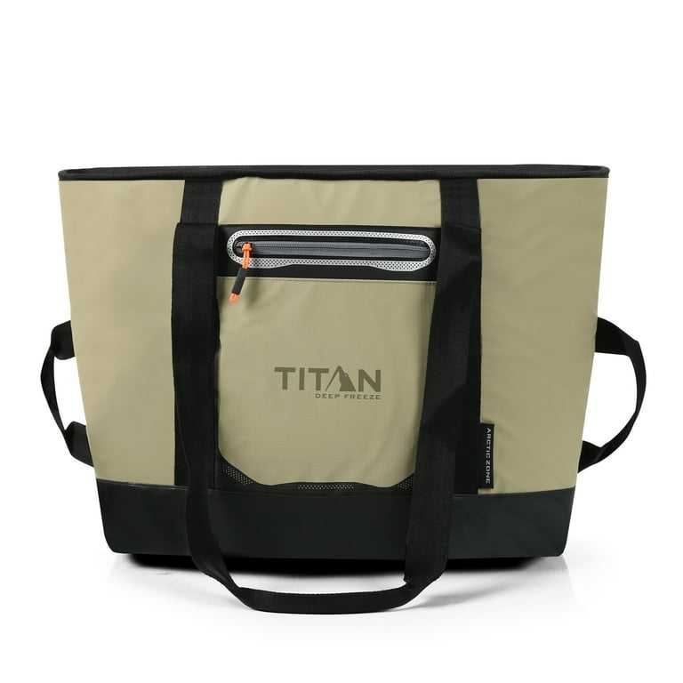 TRIPLE SHUT 30袋入り Titan by Arctic Zone 30 Can, 20 Qt Insulated Tote, Moss, Keeps Ice