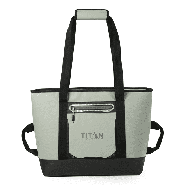 Titan by Arctic Zone 30 Can Insulated Cooler Tote, Seagrass