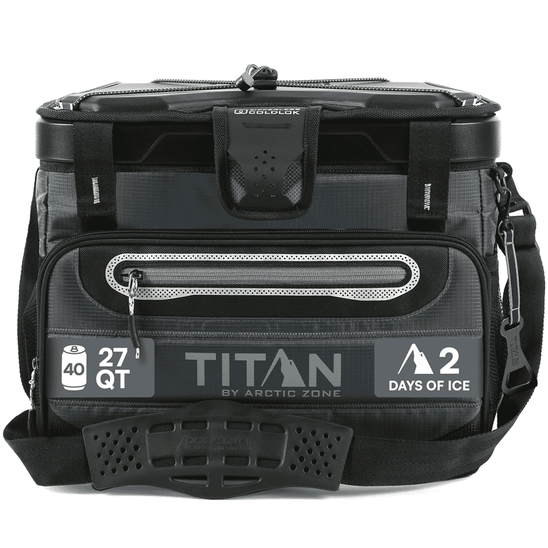 エコウォーター 40 Can 27 Quart Collapsible Zipperless Soft Cooler, Gray - Walmart