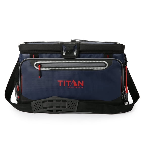 Titan by Arctic Zone 48 Can, 32 Quart Zipperless HardBody Cooler, Navy Blue