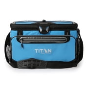 Titan by Arctic Zone 48 Can, 32 Quart Zipperless Soft-Sided Cooler, Navy Blue